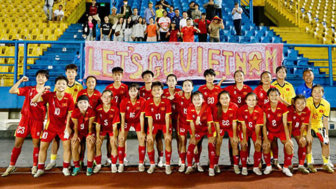 AFC gửi thư chúc mừng đội tuyển U17 nữ Việt Nam  AFC gửi thư chúc mừng đội tuyển U17 nữ Việt Nam